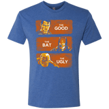 T-Shirts Vintage Royal / S Good, Bat, Ugly Men's Triblend T-Shirt