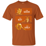 T-Shirts Texas Orange / S Good, Bat, Ugly T-Shirt