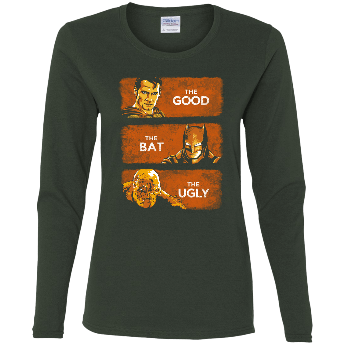 T-Shirts Forest / S Good, Bat, Ugly Women's Long Sleeve T-Shirt
