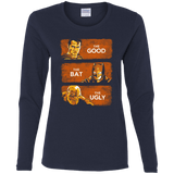 T-Shirts Navy / S Good, Bat, Ugly Women's Long Sleeve T-Shirt