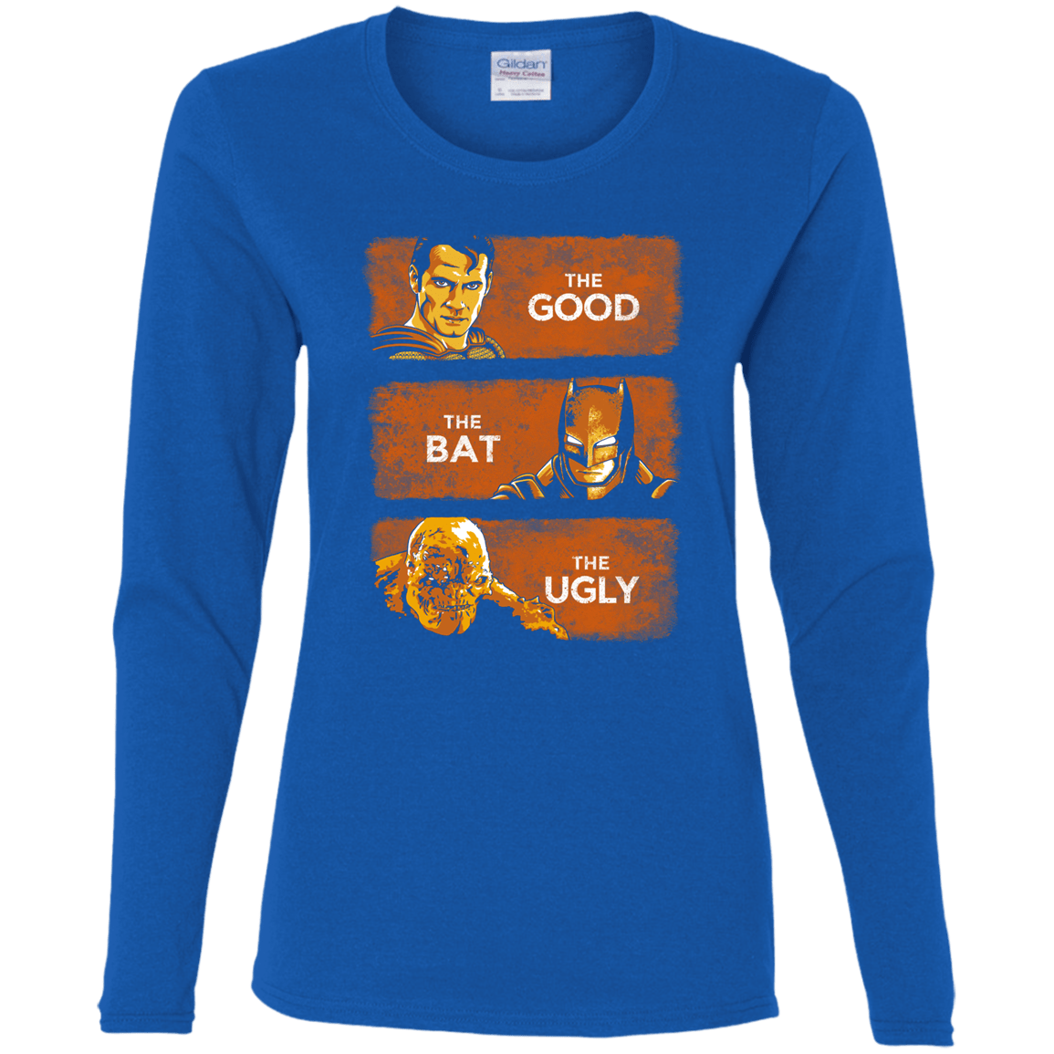T-Shirts Royal / S Good, Bat, Ugly Women's Long Sleeve T-Shirt