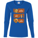 T-Shirts Royal / S Good, Bat, Ugly Women's Long Sleeve T-Shirt