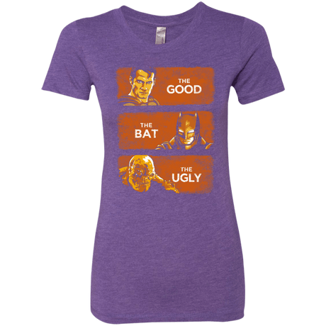 T-Shirts Purple Rush / S Good, Bat, Ugly Women's Triblend T-Shirt