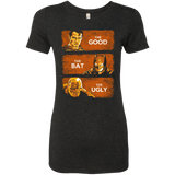 T-Shirts Vintage Black / S Good, Bat, Ugly Women's Triblend T-Shirt