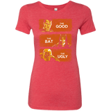 T-Shirts Vintage Red / S Good, Bat, Ugly Women's Triblend T-Shirt
