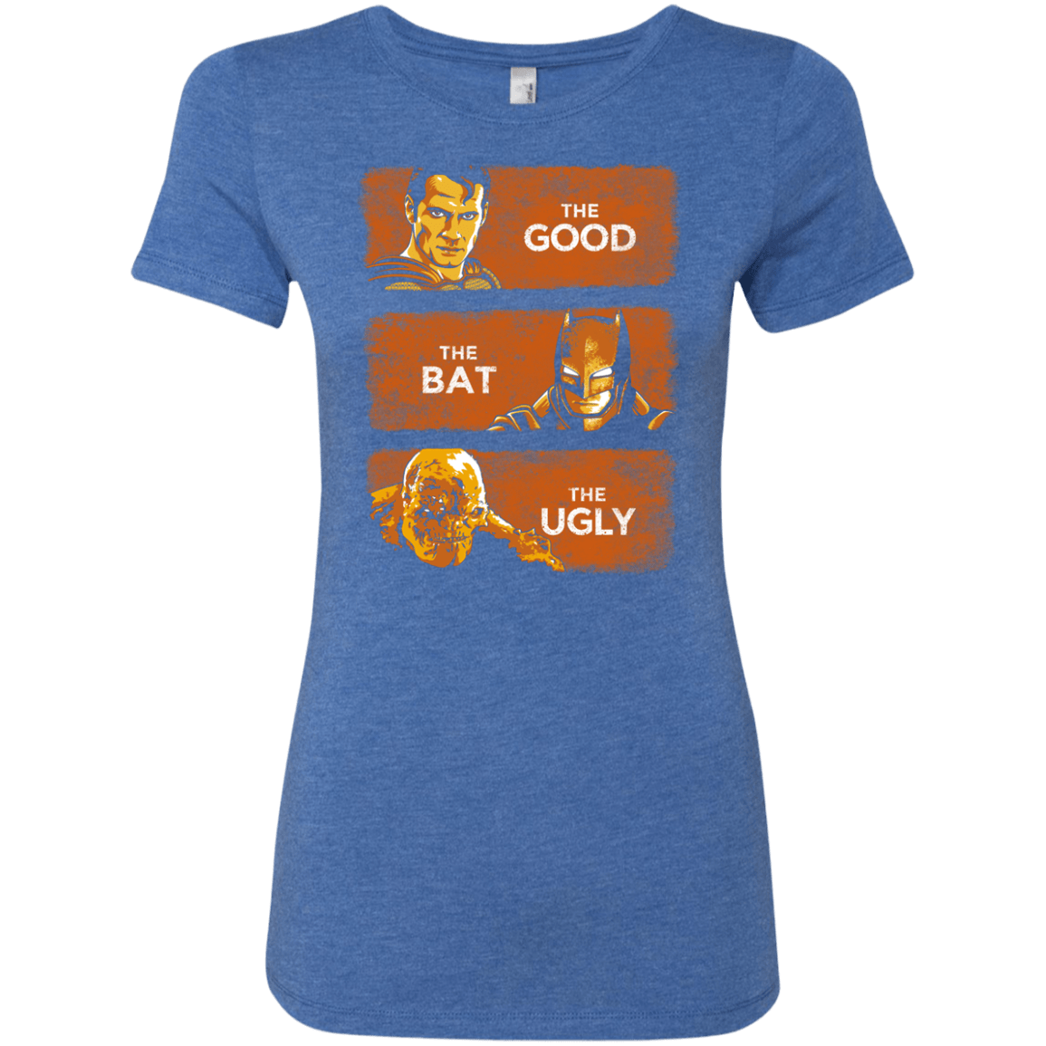 T-Shirts Vintage Royal / S Good, Bat, Ugly Women's Triblend T-Shirt