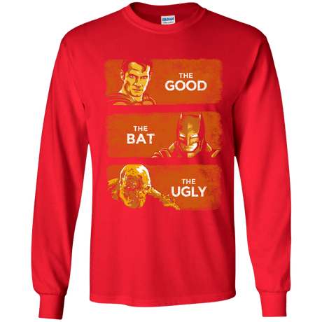 T-Shirts Red / YS Good, Bat, Ugly Youth Long Sleeve T-Shirt