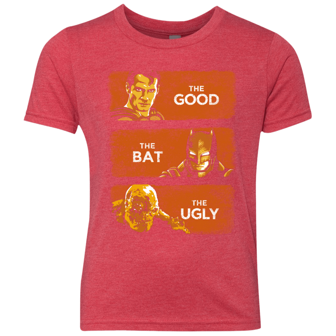 T-Shirts Vintage Red / YXS Good, Bat, Ugly Youth Triblend T-Shirt
