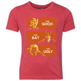 T-Shirts Vintage Red / YXS Good, Bat, Ugly Youth Triblend T-Shirt