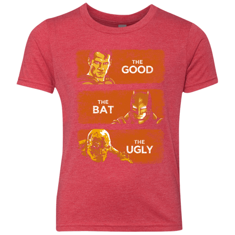 T-Shirts Vintage Red / YXS Good, Bat, Ugly Youth Triblend T-Shirt