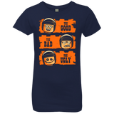 T-Shirts Midnight Navy / YXS GOOD COP BAD COP UGLY COP Girls Premium T-Shirt