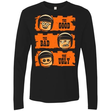 T-Shirts Black / Small GOOD COP BAD COP UGLY COP Men's Premium Long Sleeve