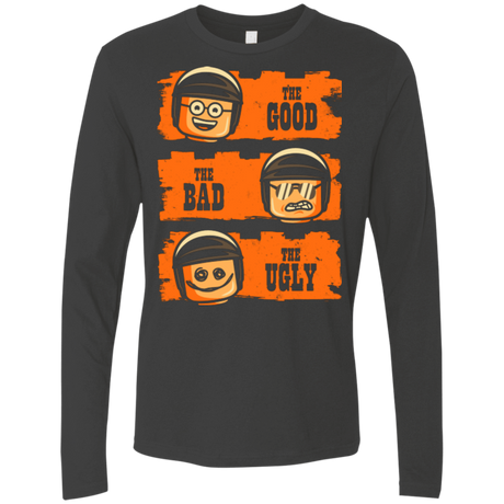 T-Shirts Heavy Metal / Small GOOD COP BAD COP UGLY COP Men's Premium Long Sleeve