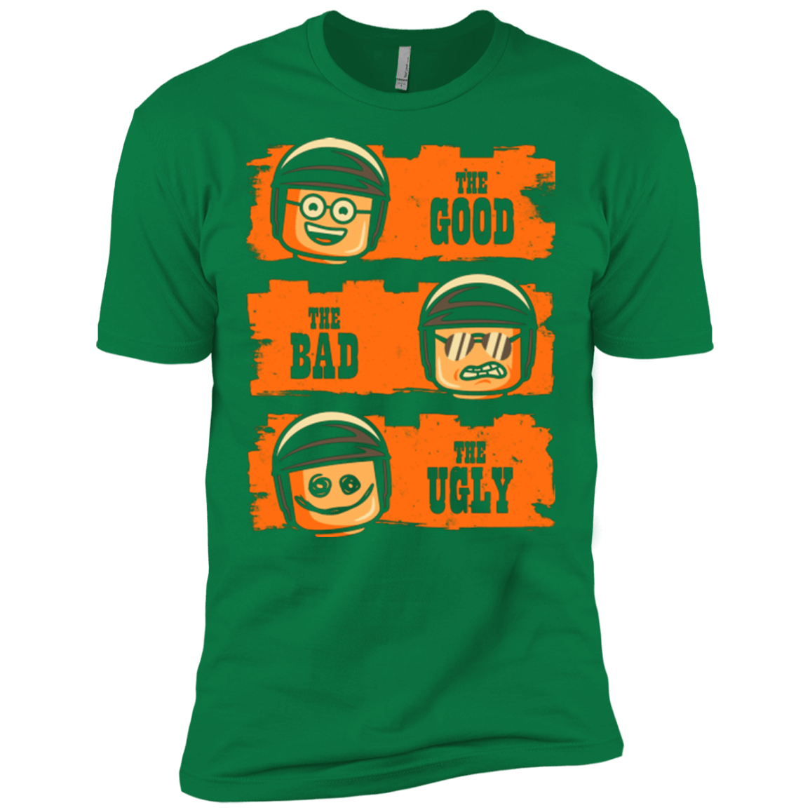 T-Shirts Kelly Green / X-Small GOOD COP BAD COP UGLY COP Men's Premium T-Shirt
