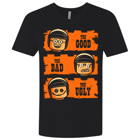 T-Shirts Black / X-Small GOOD COP BAD COP UGLY COP Men's Premium V-Neck