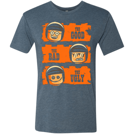 T-Shirts Indigo / Small GOOD COP BAD COP UGLY COP Men's Triblend T-Shirt