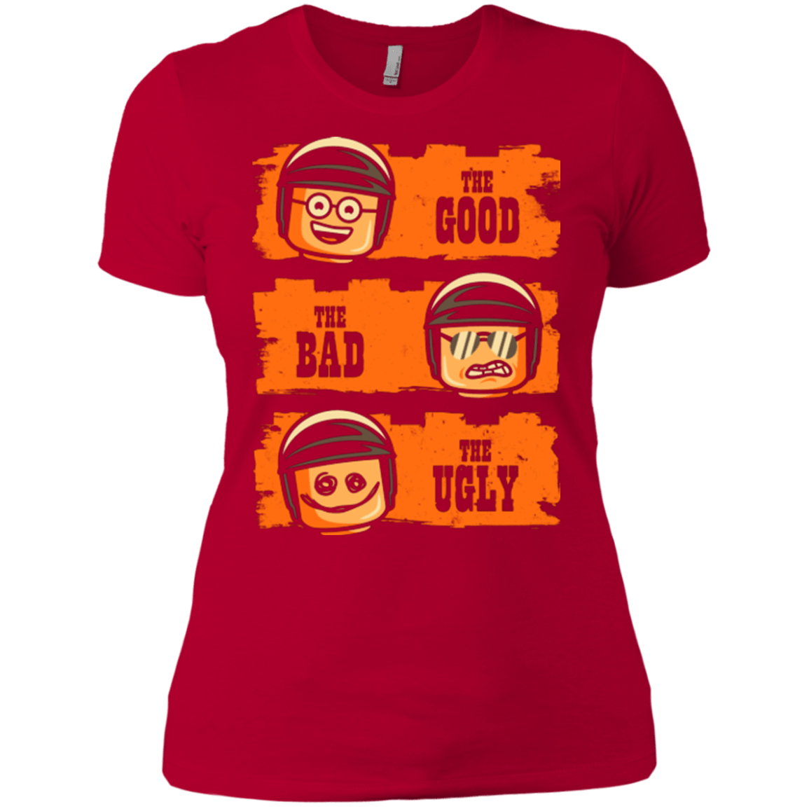 T-Shirts Red / X-Small GOOD COP BAD COP UGLY COP Women's Premium T-Shirt