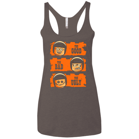 T-Shirts Macchiato / X-Small GOOD COP BAD COP UGLY COP Women's Triblend Racerback Tank