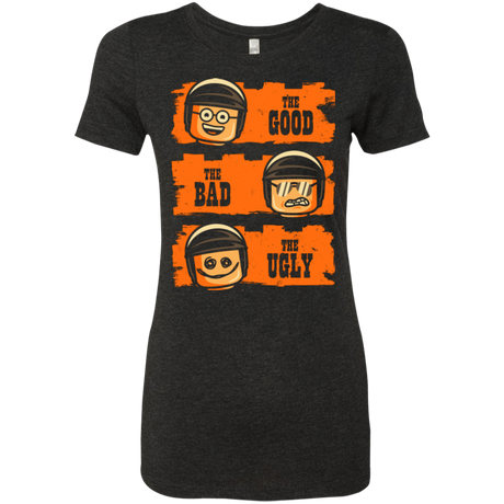 T-Shirts Vintage Black / Small GOOD COP BAD COP UGLY COP Women's Triblend T-Shirt