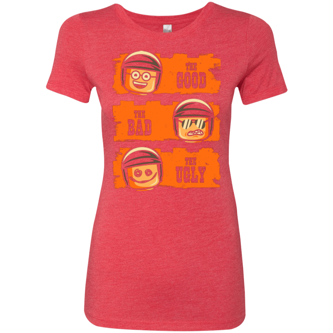 T-Shirts Vintage Red / Small GOOD COP BAD COP UGLY COP Women's Triblend T-Shirt
