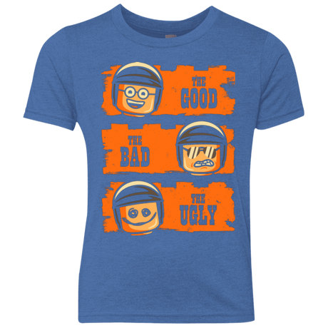 T-Shirts Vintage Royal / YXS GOOD COP BAD COP UGLY COP Youth Triblend T-Shirt