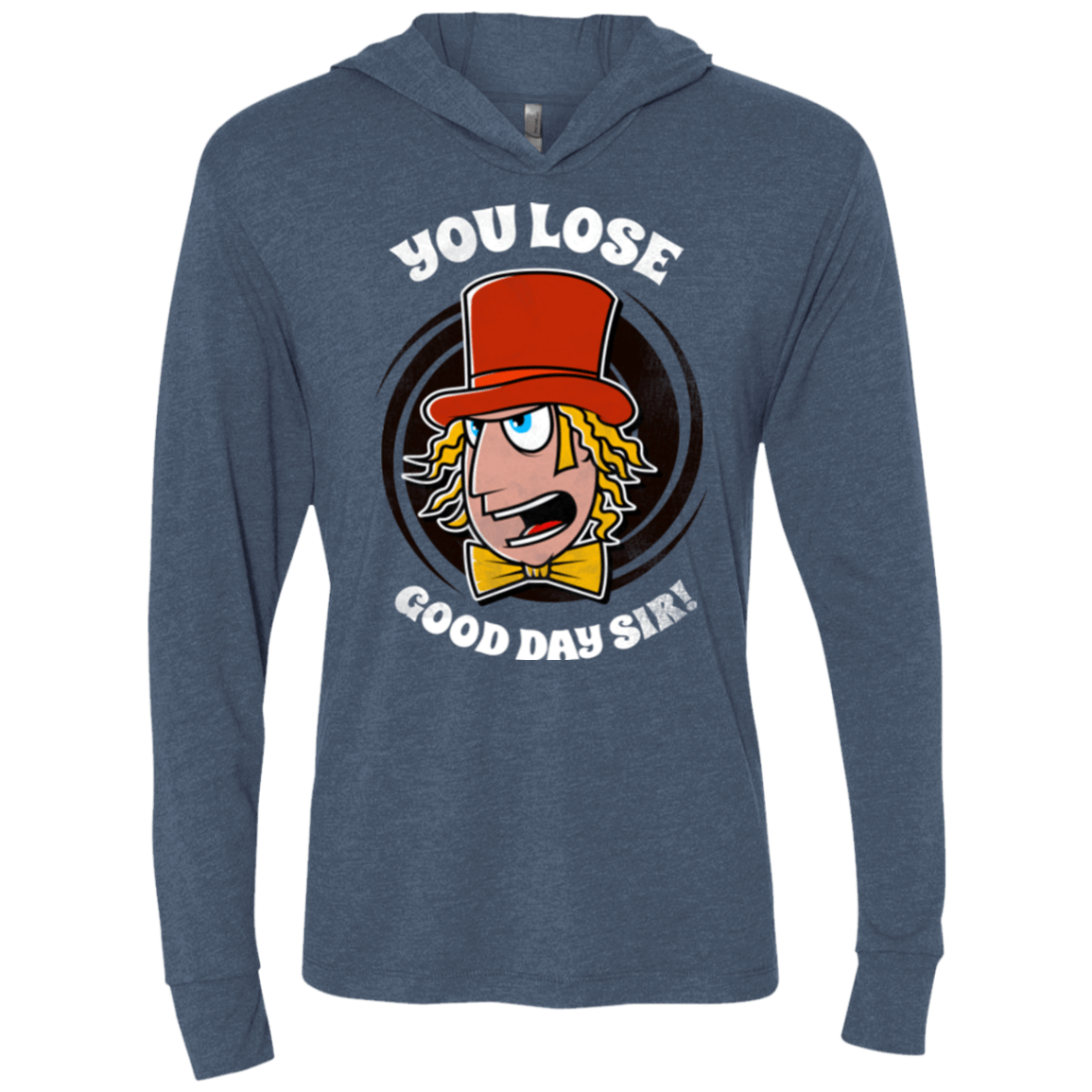 T-Shirts Indigo / X-Small Good Day Sir Triblend Long Sleeve Hoodie Tee