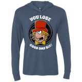 T-Shirts Indigo / X-Small Good Day Sir Triblend Long Sleeve Hoodie Tee