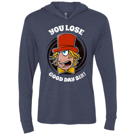 T-Shirts Vintage Navy / X-Small Good Day Sir Triblend Long Sleeve Hoodie Tee