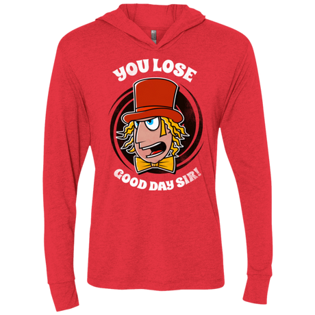 T-Shirts Vintage Red / X-Small Good Day Sir Triblend Long Sleeve Hoodie Tee