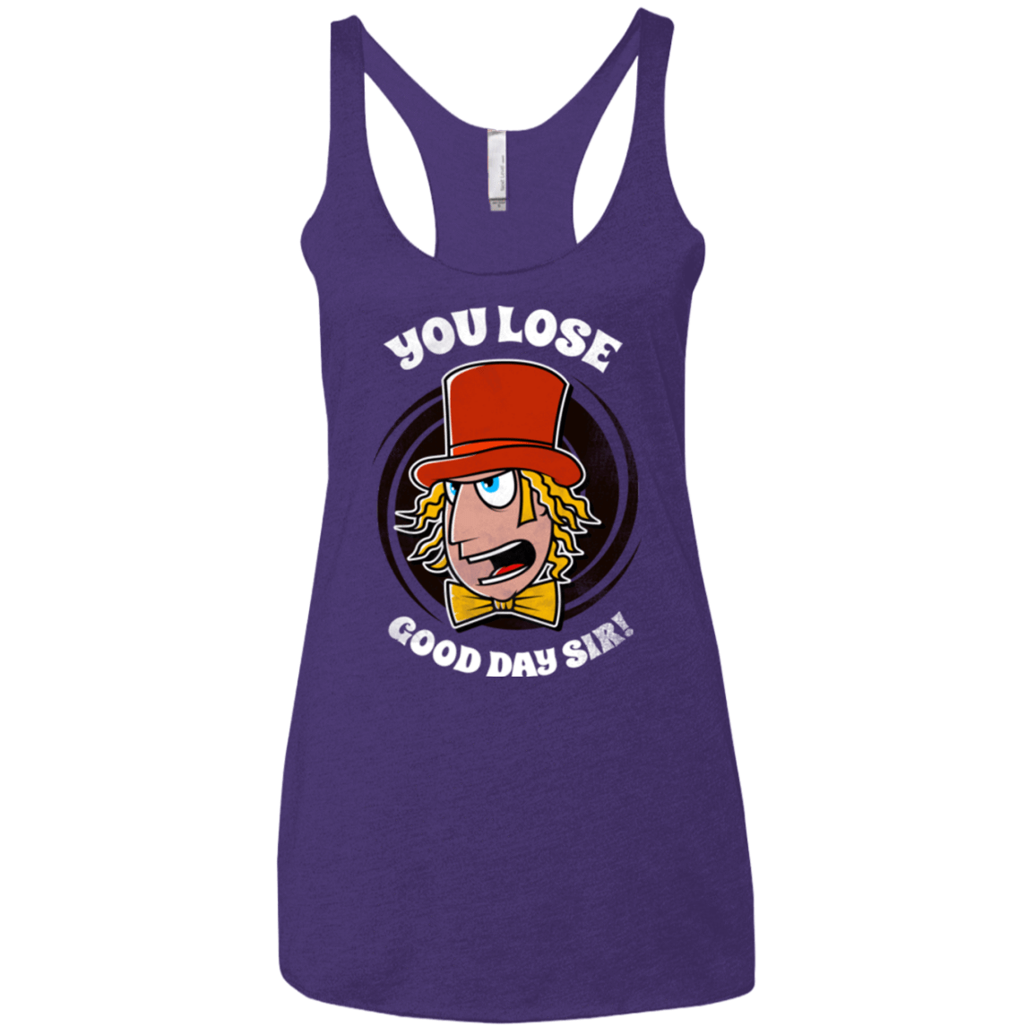 T-Shirts Purple / X-Small Good Day Sir Women's Triblend Racerback Tank