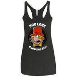 T-Shirts Vintage Black / X-Small Good Day Sir Women's Triblend Racerback Tank