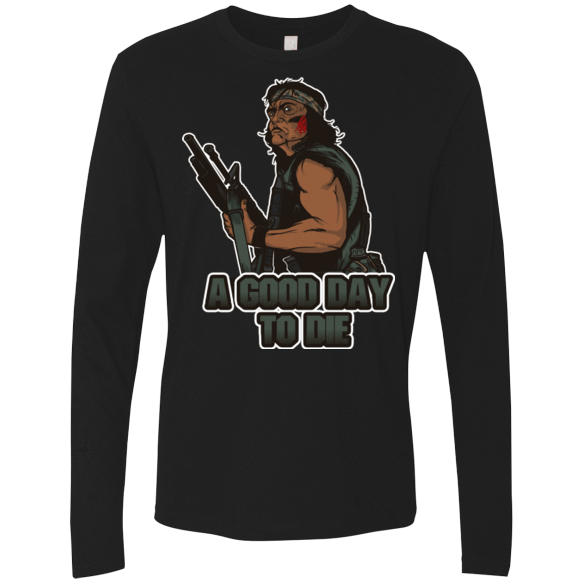 T-Shirts Black / Small Good Day To Die Men's Premium Long Sleeve