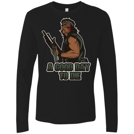 T-Shirts Black / Small Good Day To Die Men's Premium Long Sleeve