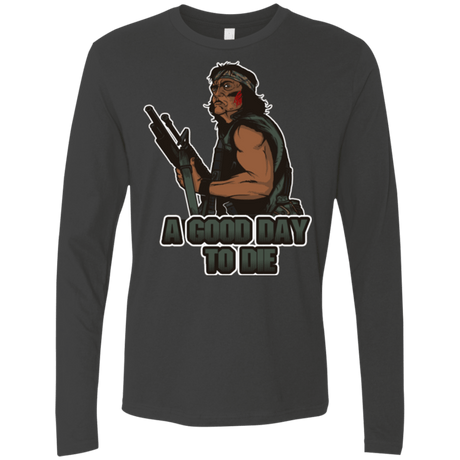 T-Shirts Heavy Metal / Small Good Day To Die Men's Premium Long Sleeve