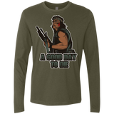 T-Shirts Military Green / Small Good Day To Die Men's Premium Long Sleeve