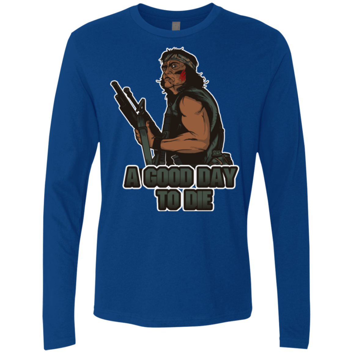 T-Shirts Royal / Small Good Day To Die Men's Premium Long Sleeve