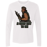 T-Shirts White / Small Good Day To Die Men's Premium Long Sleeve