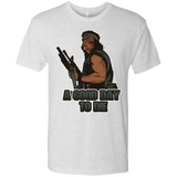 T-Shirts Heather White / Small Good Day To Die Men's Triblend T-Shirt