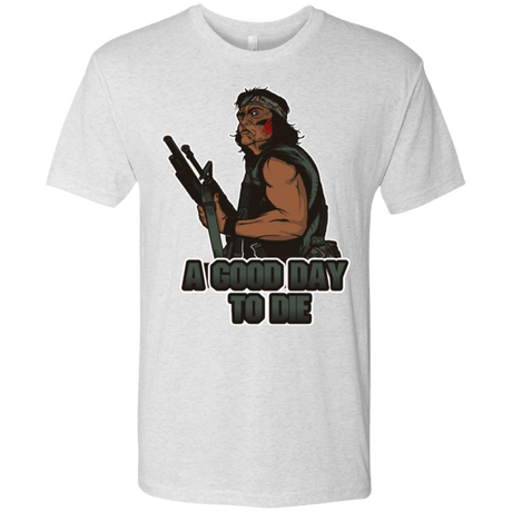 T-Shirts Heather White / Small Good Day To Die Men's Triblend T-Shirt