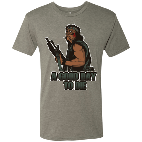 T-Shirts Venetian Grey / Small Good Day To Die Men's Triblend T-Shirt