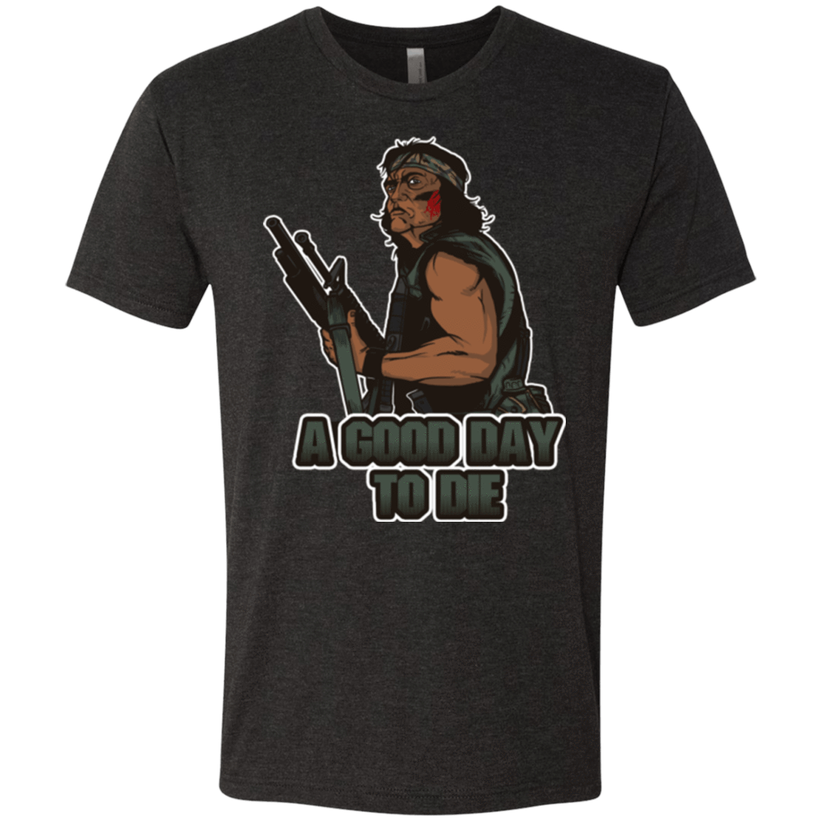 T-Shirts Vintage Black / Small Good Day To Die Men's Triblend T-Shirt