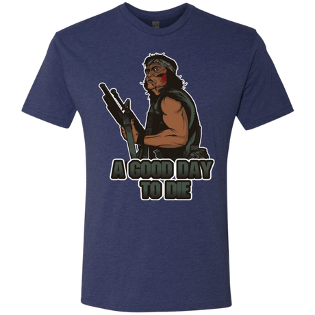 T-Shirts Vintage Navy / Small Good Day To Die Men's Triblend T-Shirt