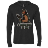 T-Shirts Vintage Black / X-Small Good Day To Die Triblend Long Sleeve Hoodie Tee