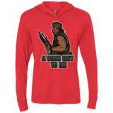 T-Shirts Vintage Red / X-Small Good Day To Die Triblend Long Sleeve Hoodie Tee