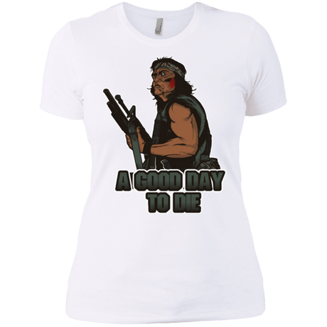 T-Shirts White / X-Small Good Day To Die Women's Premium T-Shirt