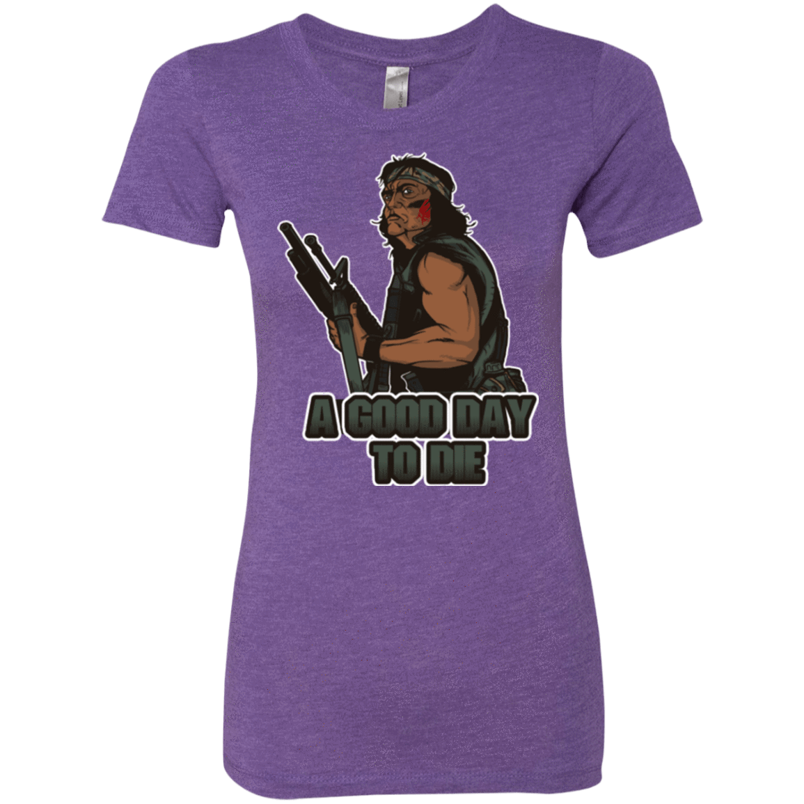 T-Shirts Purple Rush / Small Good Day To Die Women's Triblend T-Shirt