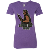 T-Shirts Purple Rush / Small Good Day To Die Women's Triblend T-Shirt