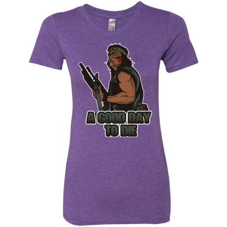 T-Shirts Purple Rush / Small Good Day To Die Women's Triblend T-Shirt