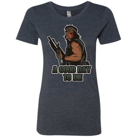 T-Shirts Vintage Navy / Small Good Day To Die Women's Triblend T-Shirt