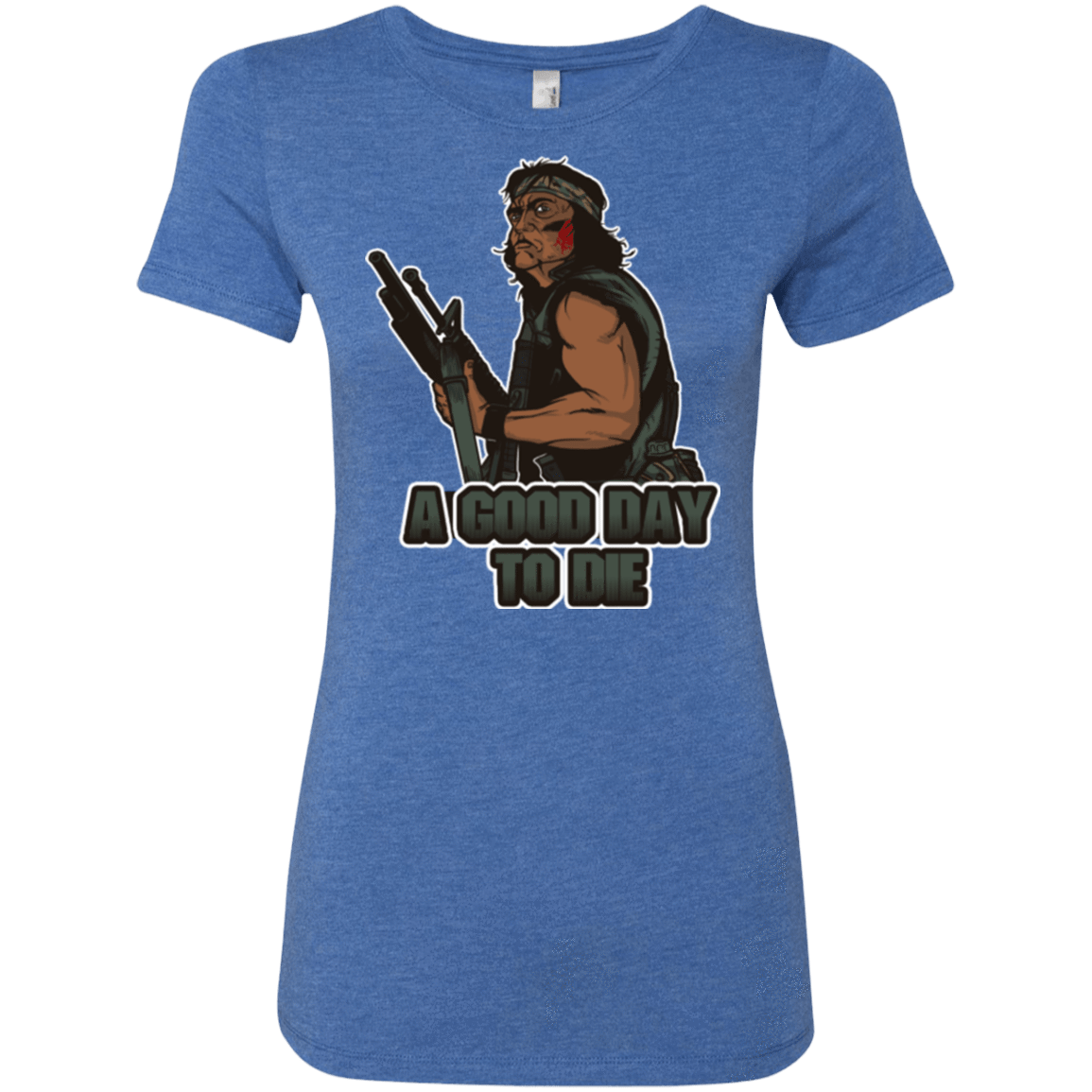 T-Shirts Vintage Royal / Small Good Day To Die Women's Triblend T-Shirt